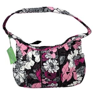 Vera Bradley Sophie Shoulder Bag Retired "Mocha Rouge" Pattern